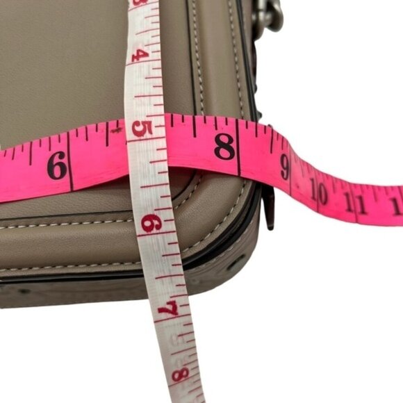 Coach Page Crossbody Glovetanned Leather With Tea Rose Tooling - Picture 10 of 13